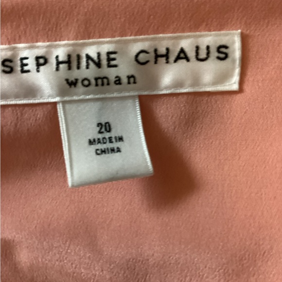 Women’s Josephine Chaus- Size 20- 100% Silk Peach Jacket - Picture 6 of 6